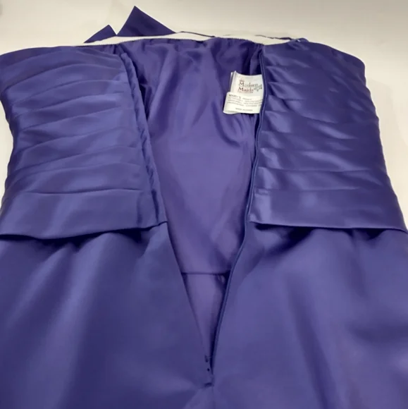 Modern Maids Collection A-line Maxi-Length Prom Wedding Party Dress Size 10 - Picture 7 of 11